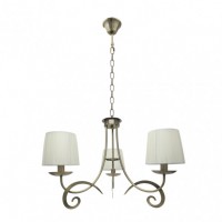 Distribuidor - Lâmpadas Diversas | Lâmpadas Clássicas | LAMPARA LUXOR 3XE14 CUERO PANT. BEIS REGX58X58 CM Ref: 155253014